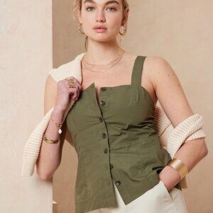 Banana Republic Button Front Tank  2